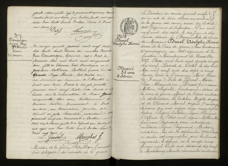 Fichier:Transcription de l'acte de décès d'Adolphe Henri Durel 1.jpg